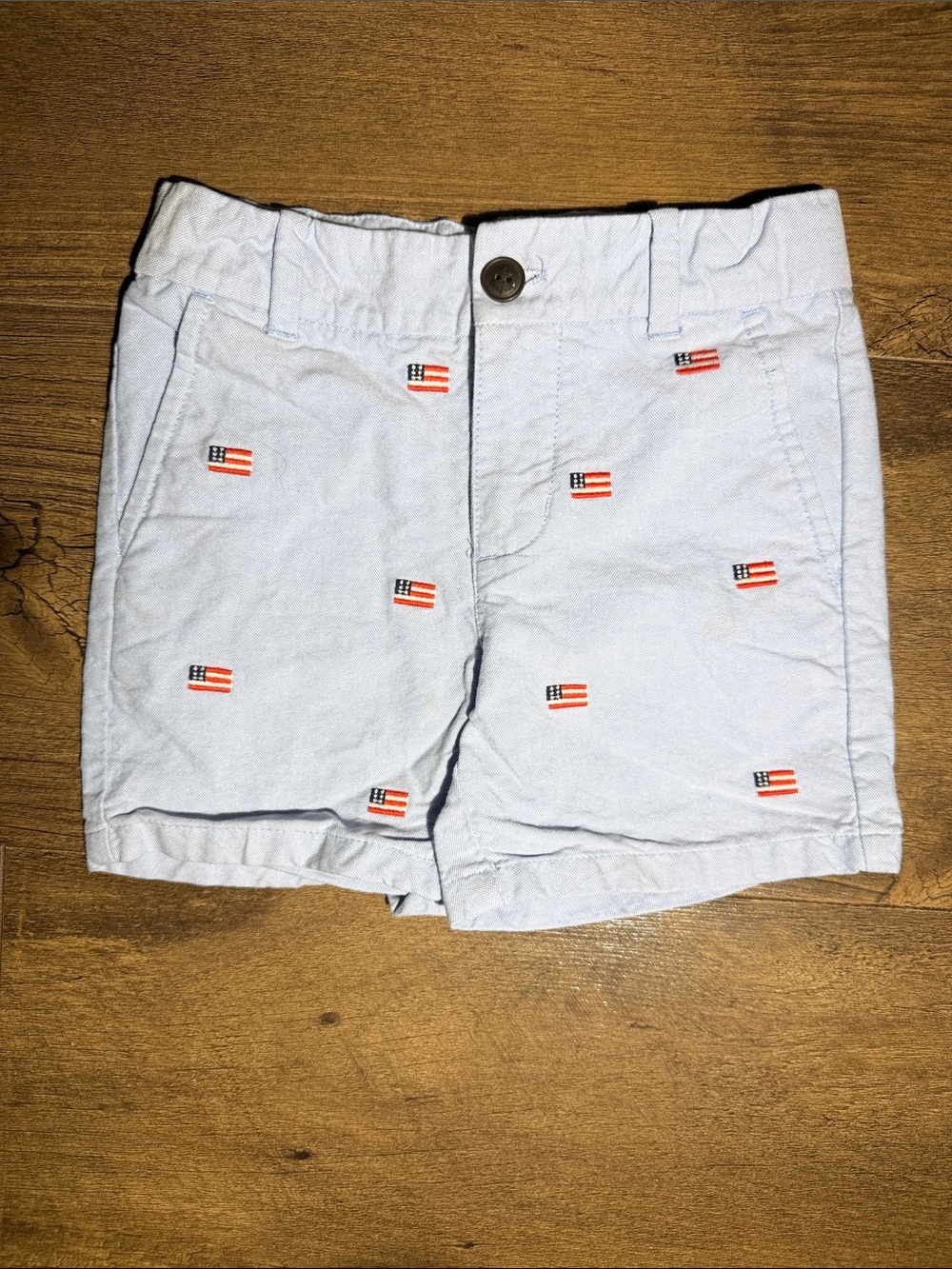 Janie and Jack Boys Patriotic Flag Shorts – Size 2T